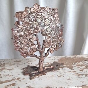 Handmade Copper Tree Sculpture